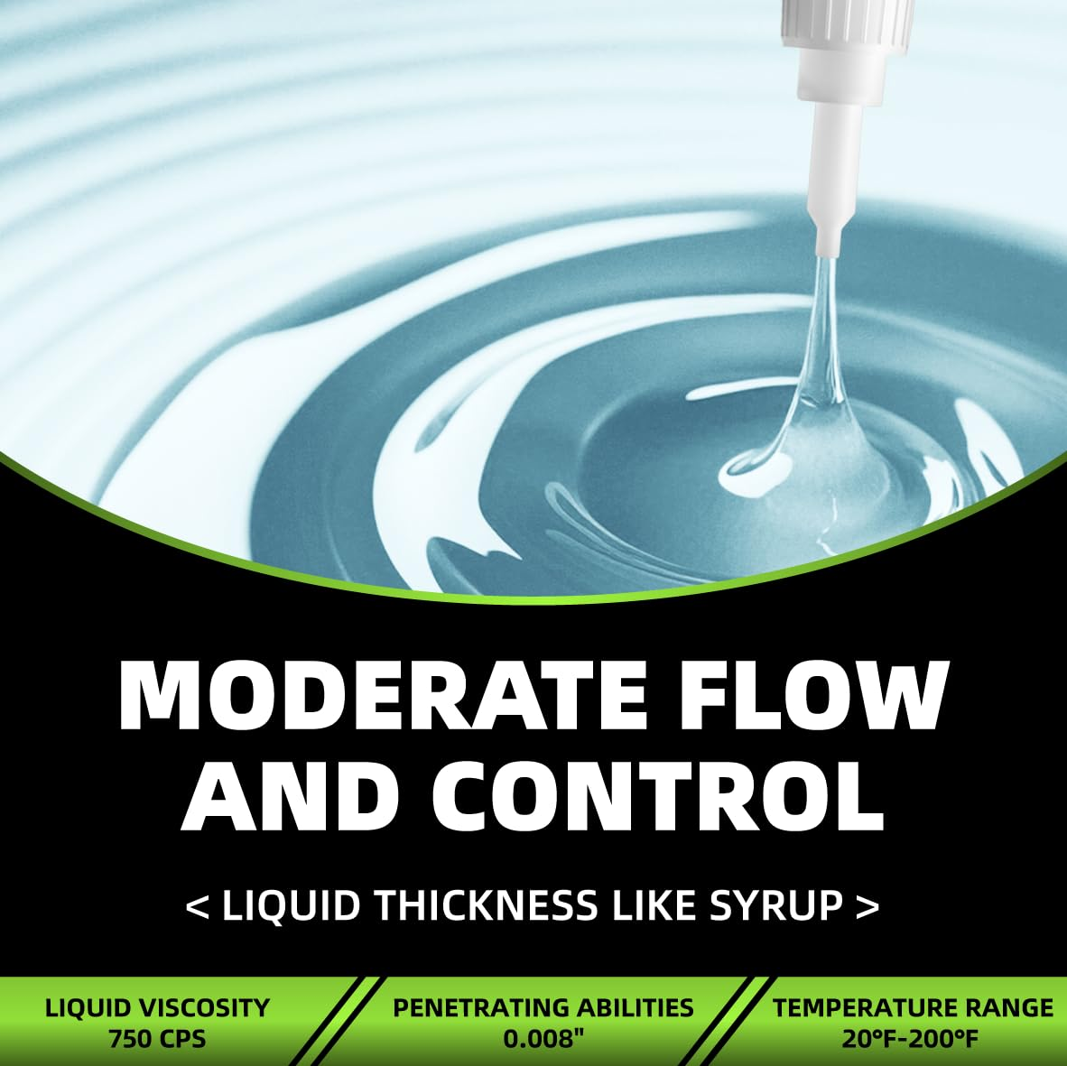 CAMALEAO Medium Super Glue, 2.3 Oz Muti-Purpose Cyanoacrylate (CA) Glue, Extra Caps and Microtips, 2610 PSI High Strength Instant Adhesive for Ceramic, Glass, DIY Craft, 3D Printing (PLA, ABS, PETG) image number 6