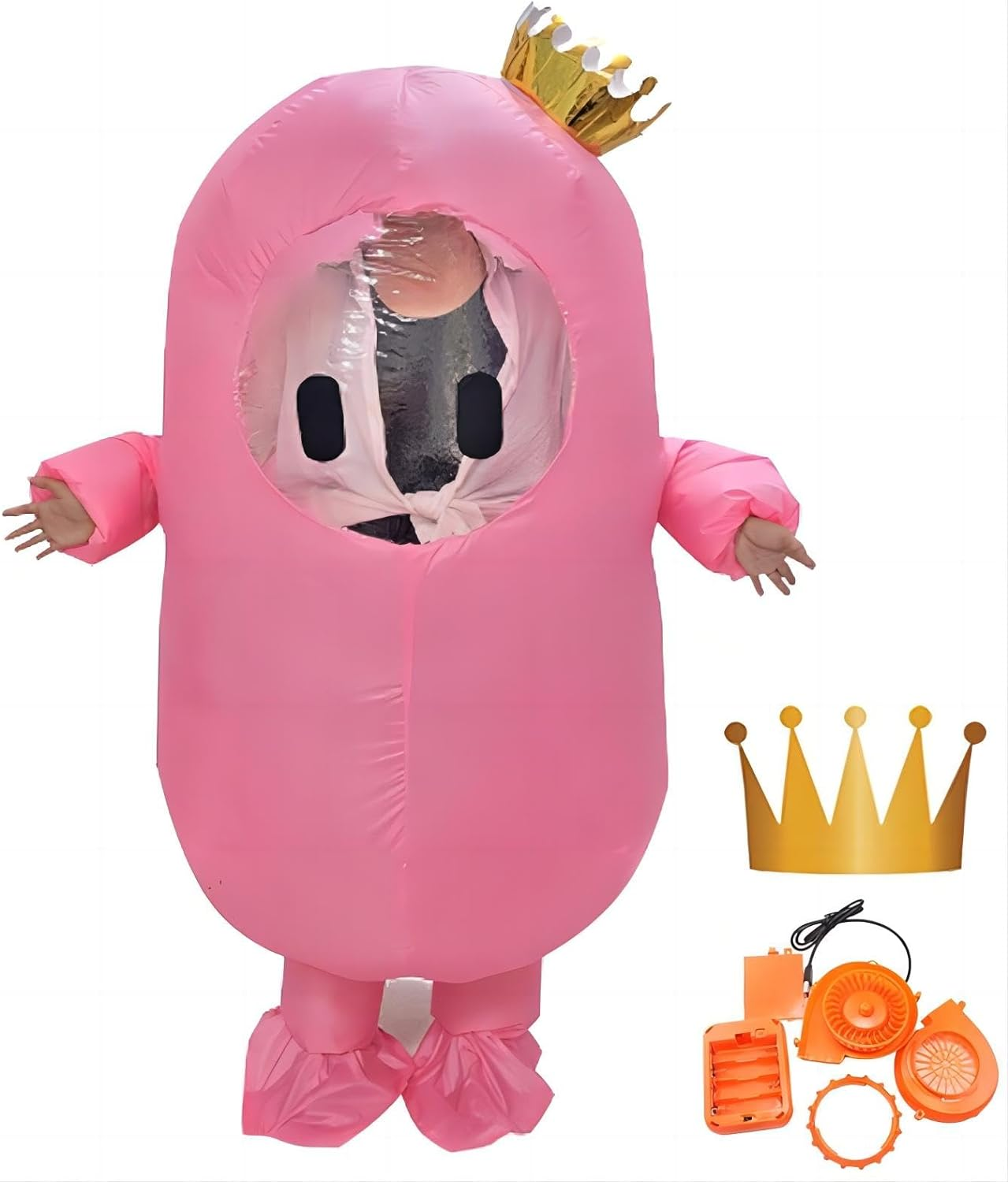 Fall Guys Costume Inflatable Cosplay Halloween image number 3