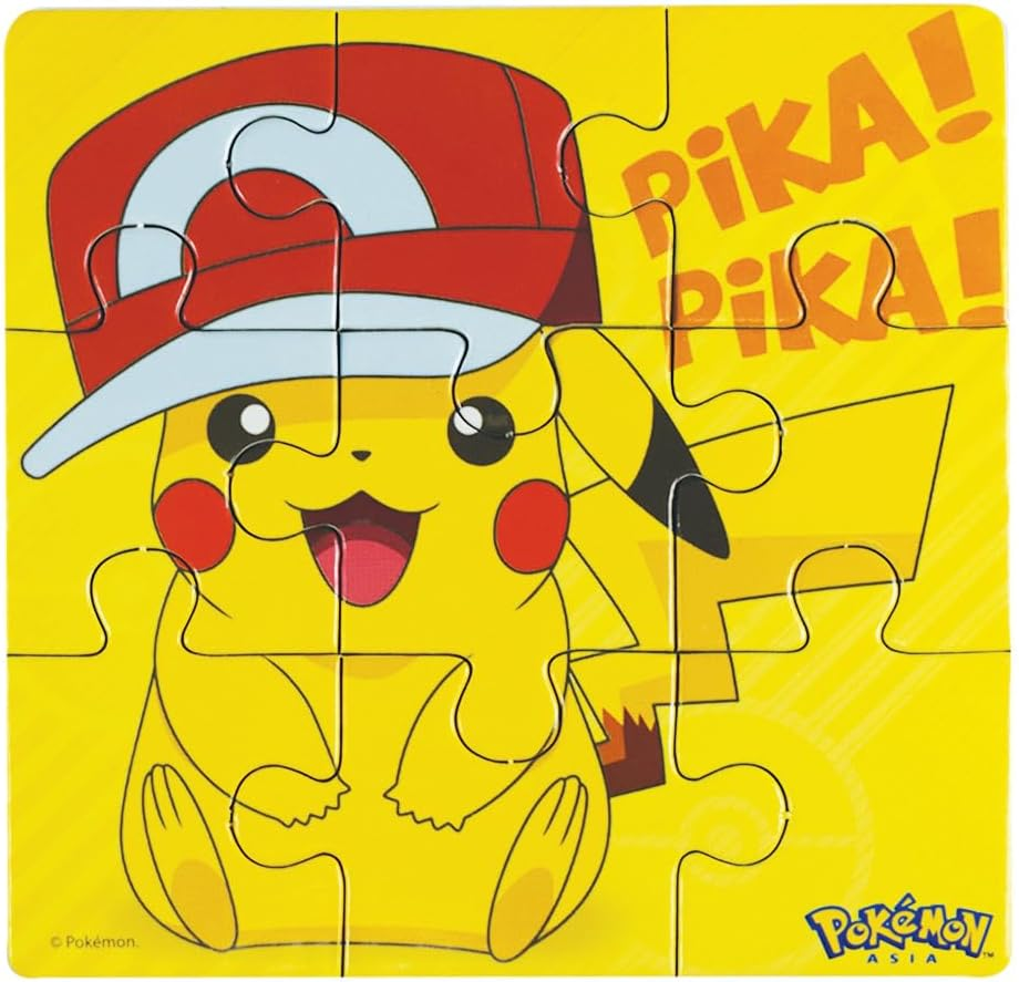 Pokemon Style Characters Zigsaw Puzzle, Pack of 6, Total 96 Pieces, Assortment 2