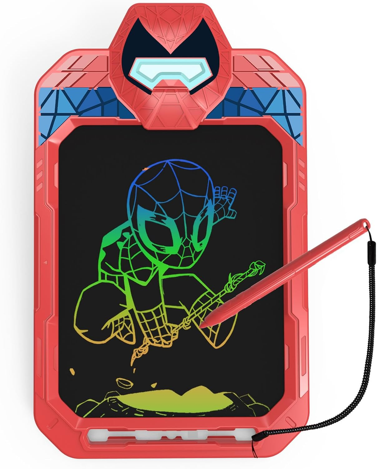 LCD Writing Tablet 10 Inch Colorful Doodle Board, Electronic Erasable Reusable Drawing Pad,Magic Kids Drawing Tablet, Educational Writing Board Toys Gifts for 3 4 5 6 7 8 Year Old Girls Boys