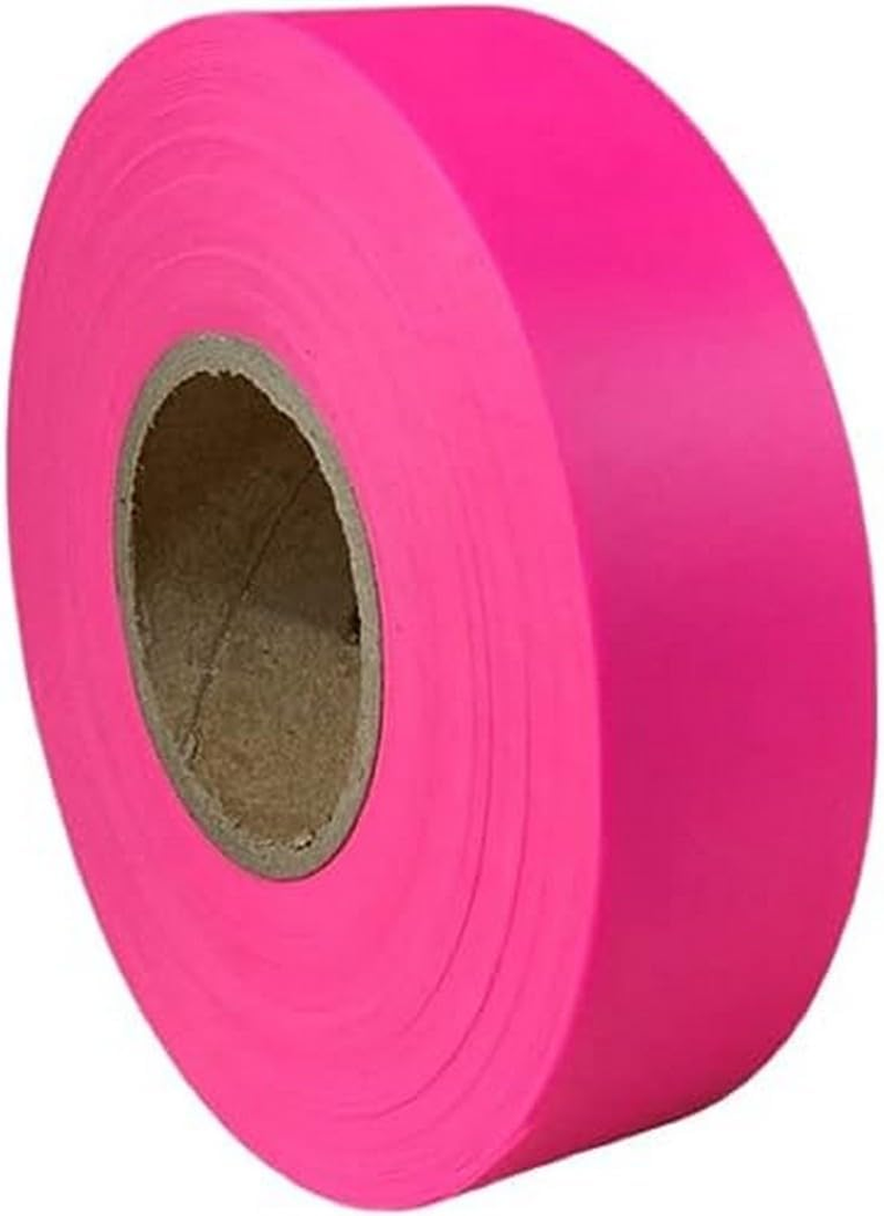 GSA Flagging Tape, 75 M Length X 25 Mm Width, Pink image number 1