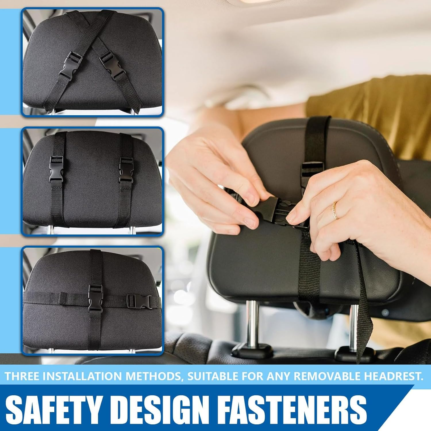 Baby Car Mirror - 360&deg; Adjustable, Extra-Large Shatterproof,Wide Crystal Clear View for Rear Facing Car Seats, Crash-Tested & Universal Fit image number 4