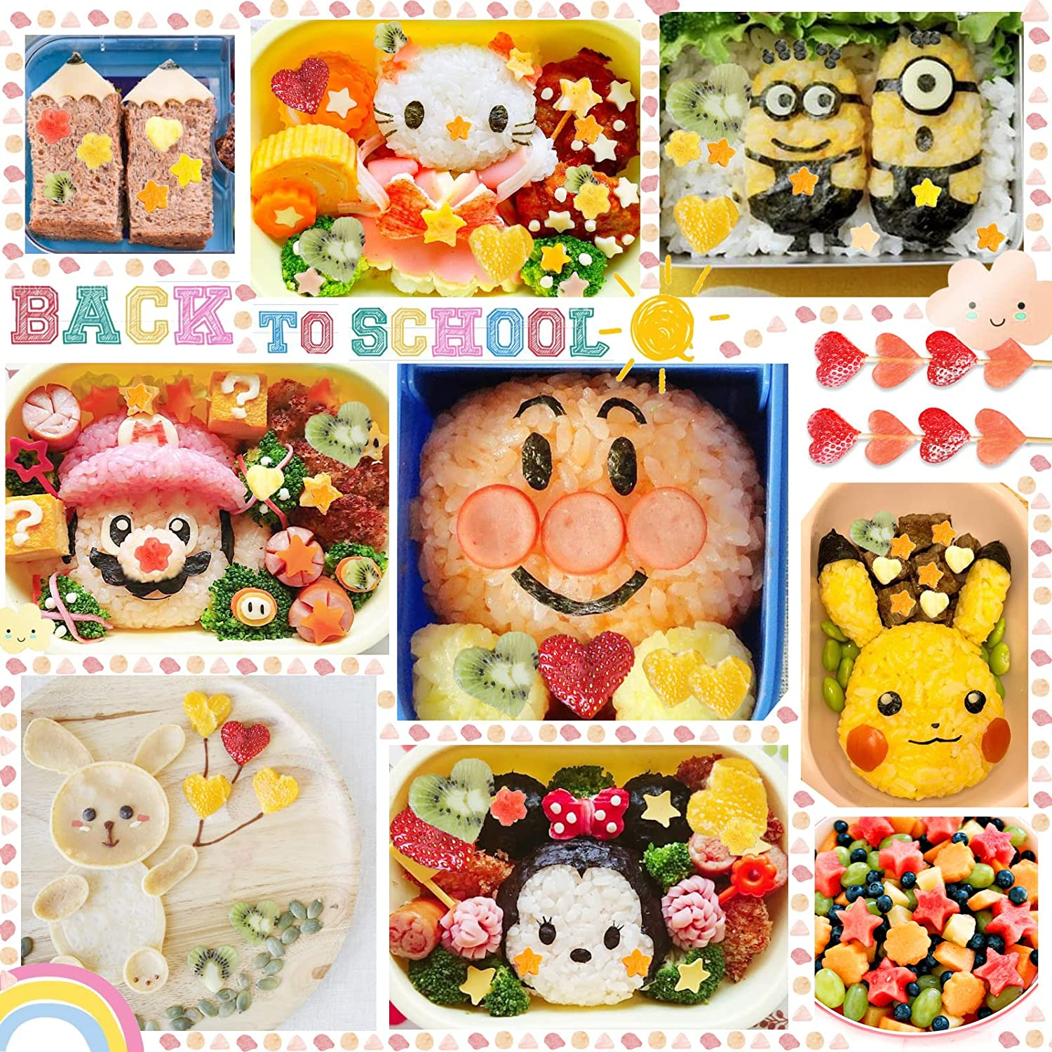 Kitchwise Sandwich & Fruit Cutter Set - 13 Pieces