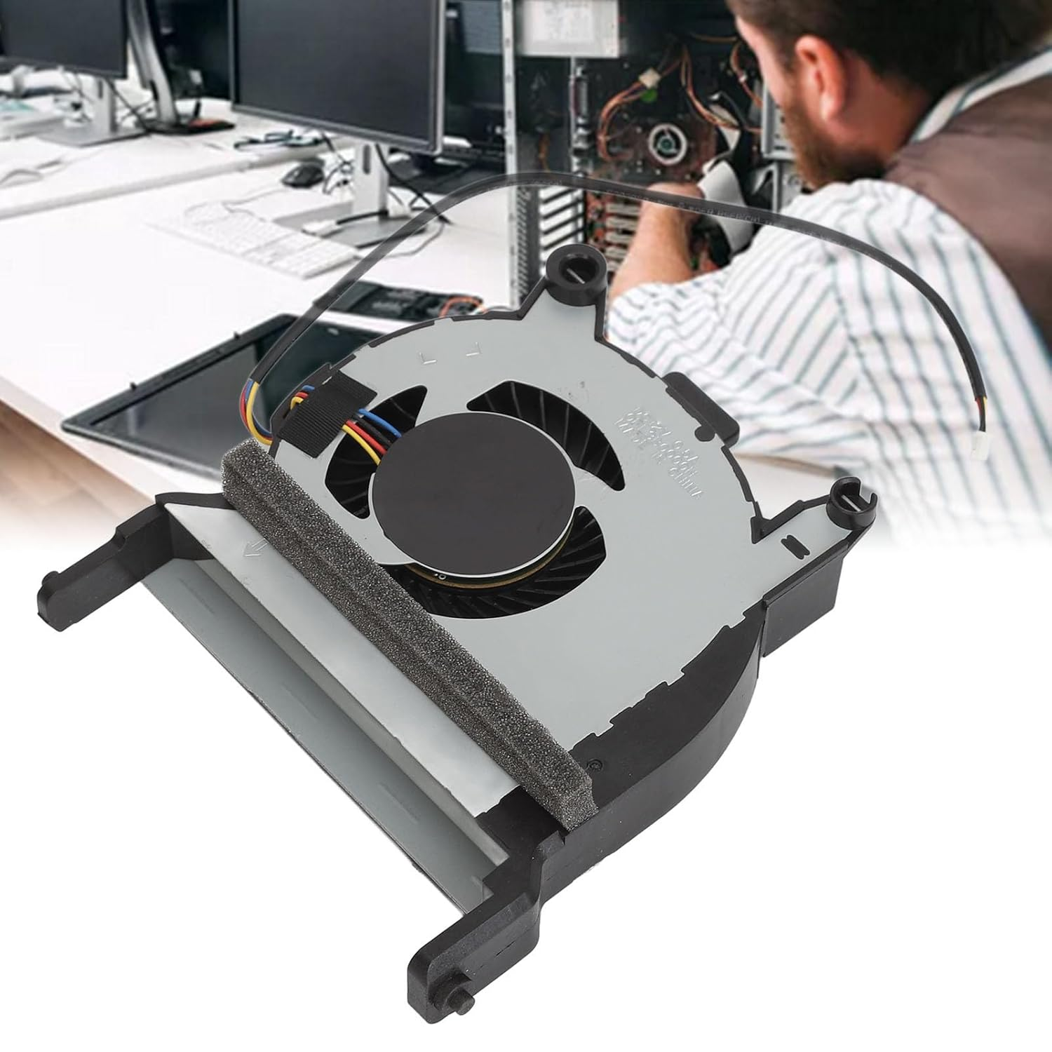 Replacement CPU Cooling Fan, for Elitedesk 800 G4 G5 Elitedesk 705 G4 G5, Prodesk 400 G4 G5 G6 405 G4 G5, Prodesk 600 G4 G5 Series Mini Desktop P/N: L19561-001 image number 4