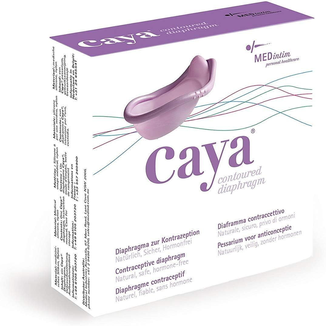 Contoured Diaphragm Contraceptive Barrier Device - One Size Fits Most image number 1