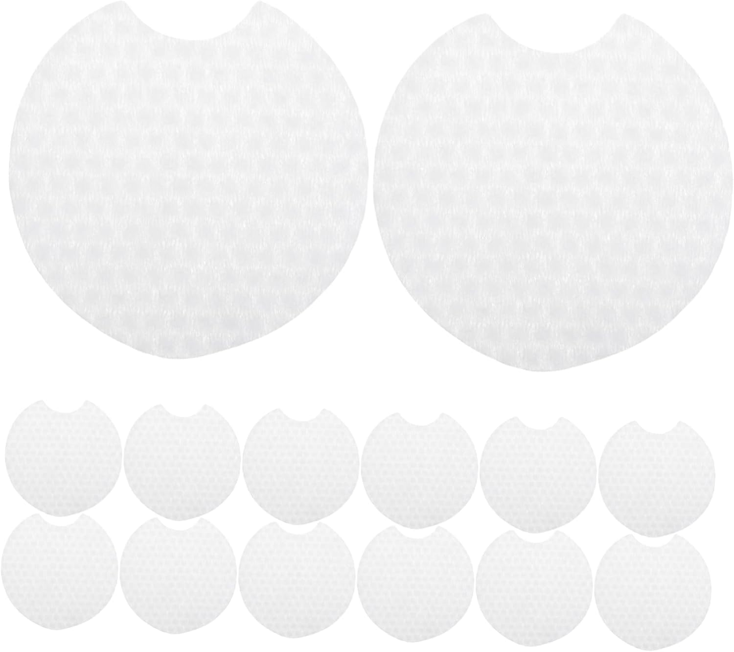 300Pcs Cotton Pads Nonwoven Pads for Gentle Face Exfoliation for Skincare Routine image number 3