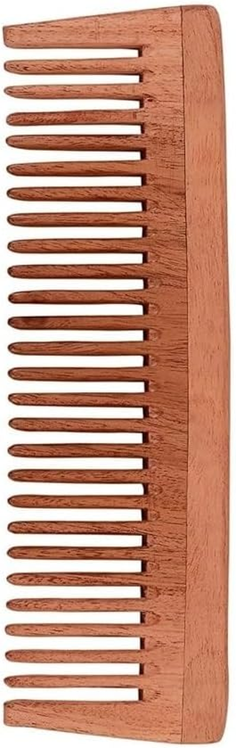 INSIME Neem Wooden Comb for Women Hair Growth | Kacchi Herb Treated Neem Wood Comb for Men Women | Wide Tooth Hair Comb for Men & Women (Pack of 2)