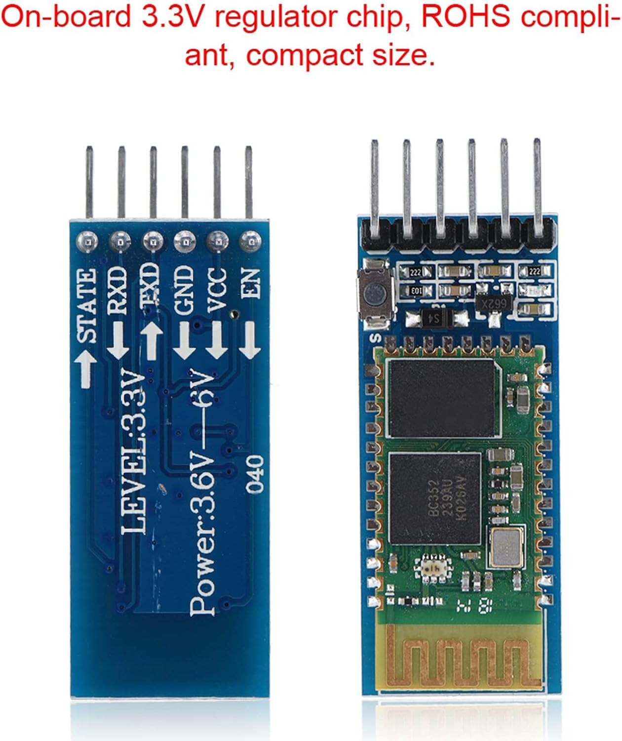 Eosnow UART RS232 Serial Converter Module, Enhanced Data Rate with Wireless BT Module Mini Slave, for MCU, ARM or System, 802.11Co-Existence Support