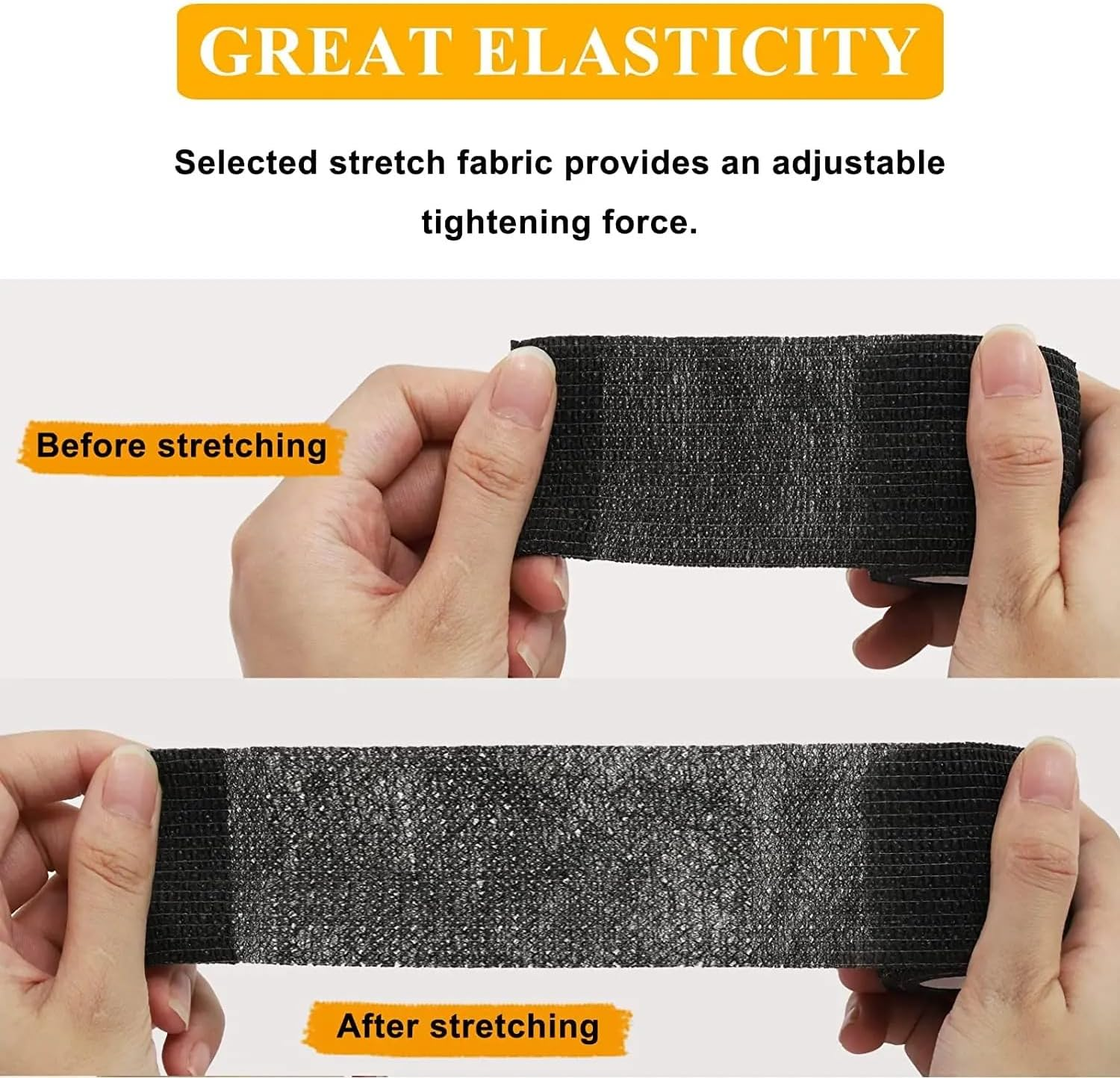 Large Machine Pen Covers with Grip Tape - Yuelong 200Pcs Blue Tattoo Pen Bags and 4Pcs Grip Wrap Kit Combination Machine Sleeves Bags Self-Adhesive Grip Covers Tattoo Supplies for Artist - Clear image number 4