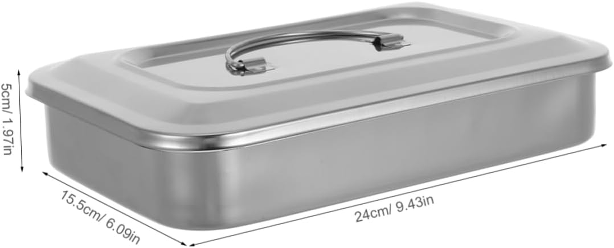 FOYTOKI Professional Box Silver High -Resistant Easy Cleaning No Leakage Lightweight Portable for Piercing image number 4