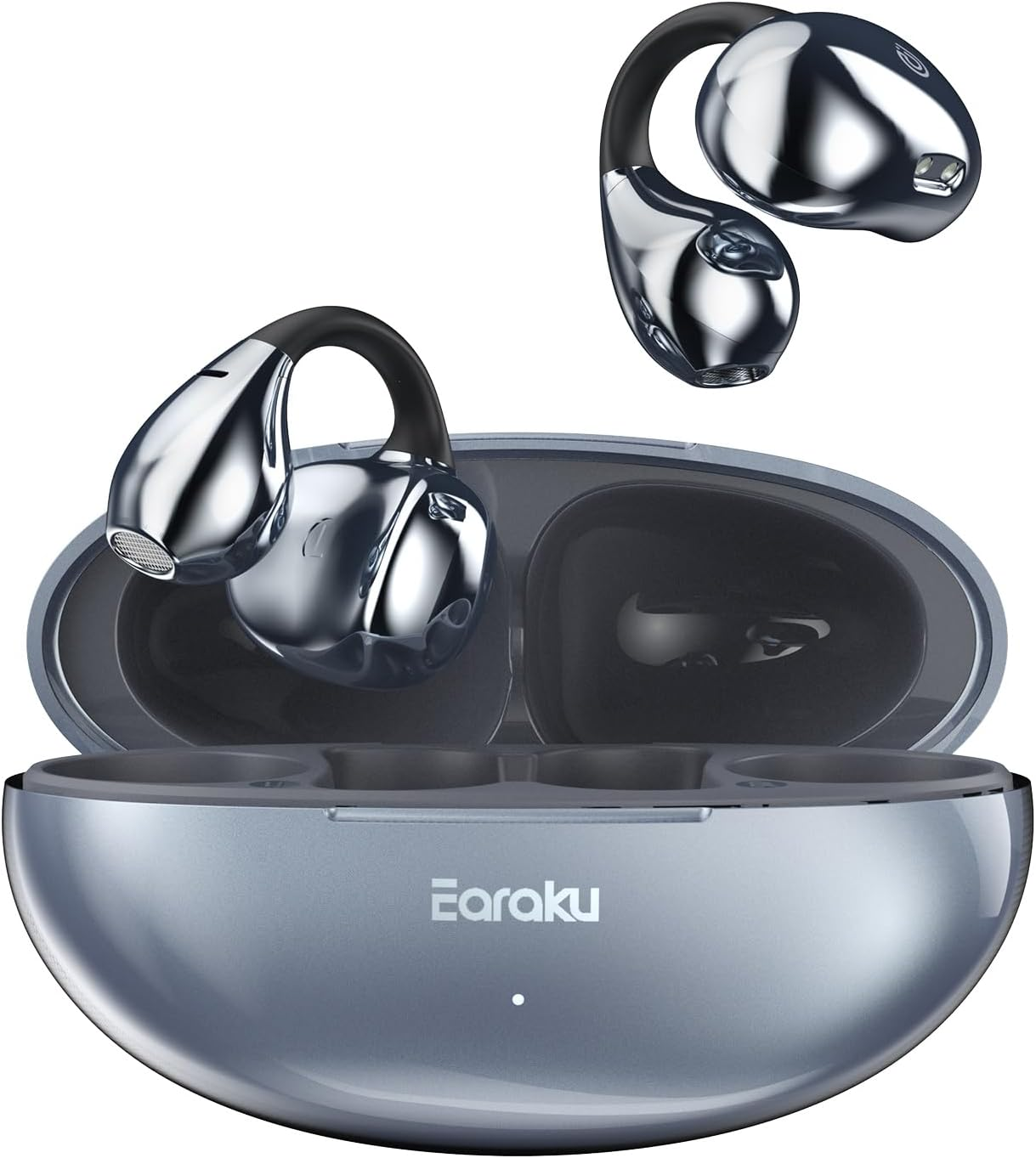Earaku Soundclip Wireless Earphones, Open Ear Earphones, Ear Cuff Type, Ultra Lightweight, No Ear Blocking, No Sound Leakage, Innovation in Bone Conduction, DSP Function, Malleus Algorithm, Open Ear image number 6