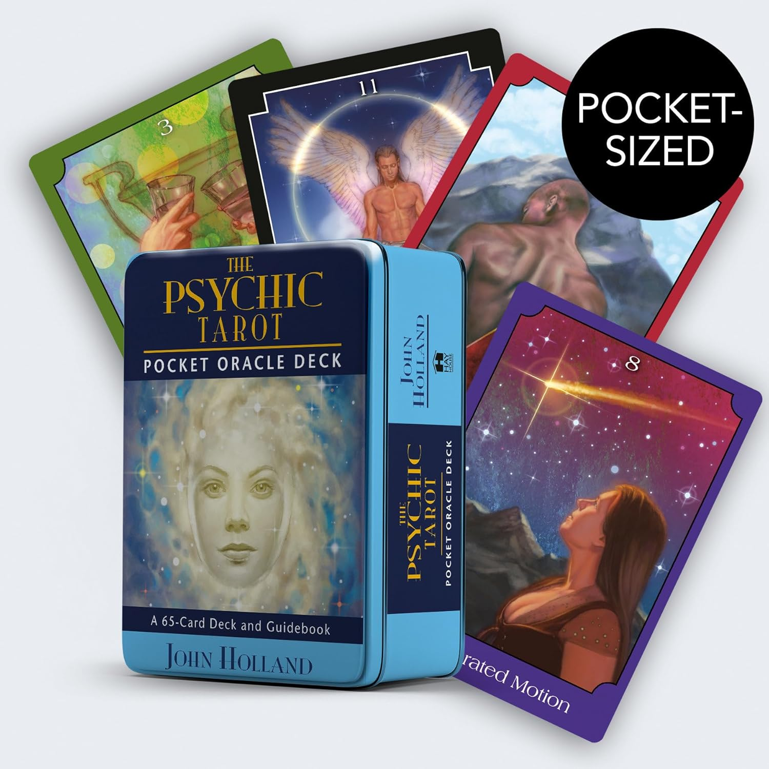 The Psychic Tarot Pocket Oracle Deck: a 65-Card Deck and Guidebook image number 4