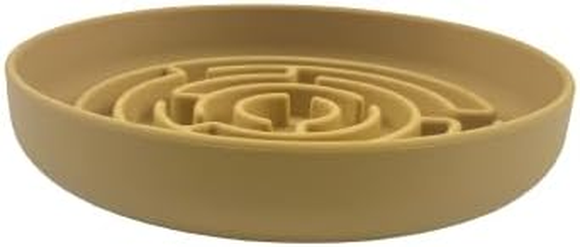 Slow Feeder Dog Bowl. Silicon Dog Puzzle Bowl & Lick Mat. Non Slip Slow Feeder Reduced Gulping for Small & Medium Dogs, Slow Eating Bowl, Dishwasher Safe (Honey-X) image number 2