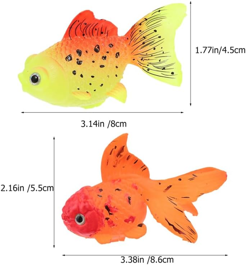 POPETPOP 2 Pieces Artificial Aquarium Floating Fish Decorations for Aquariums Aquarium Decoration Artificial Fish Craft Set Floating Fish Decoration for Aquariums Fish Figure image number 4