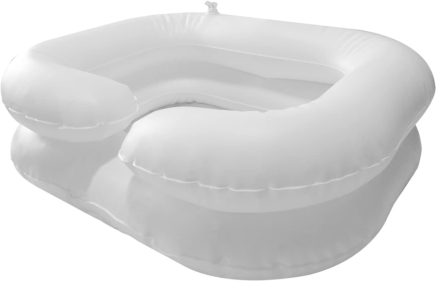 Inflatable Shampoo Basin, Portable Bedside Shower for Injured, Elderly, Bed-Bound, Handicapped - Wash Hair in Bed, Easily Clean image number 6