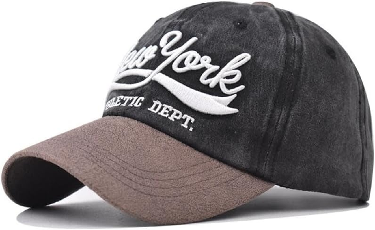 Xibeitrade Vintage New York NY Baseball Cap Men Women Cotton Trucker Dad Hat Adjustable Sports Outdoor Caps