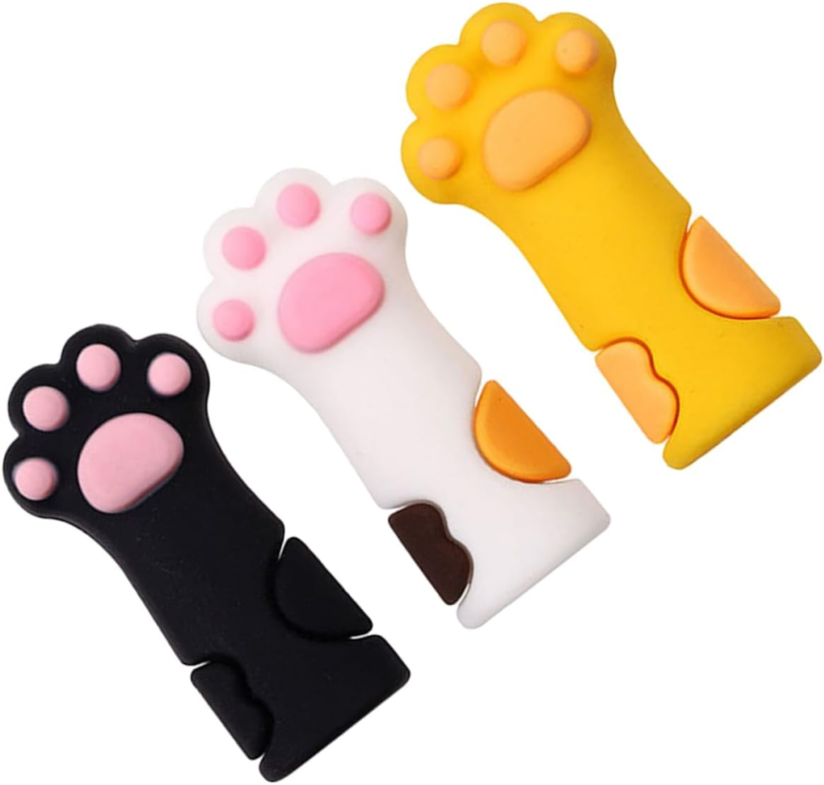 Baluue 3Pcs Cuticle Nipper Cover Silicone Protective Sleeve for Nail Scissors Cute Design for Manicure and Pedicure Random Colors image number 2