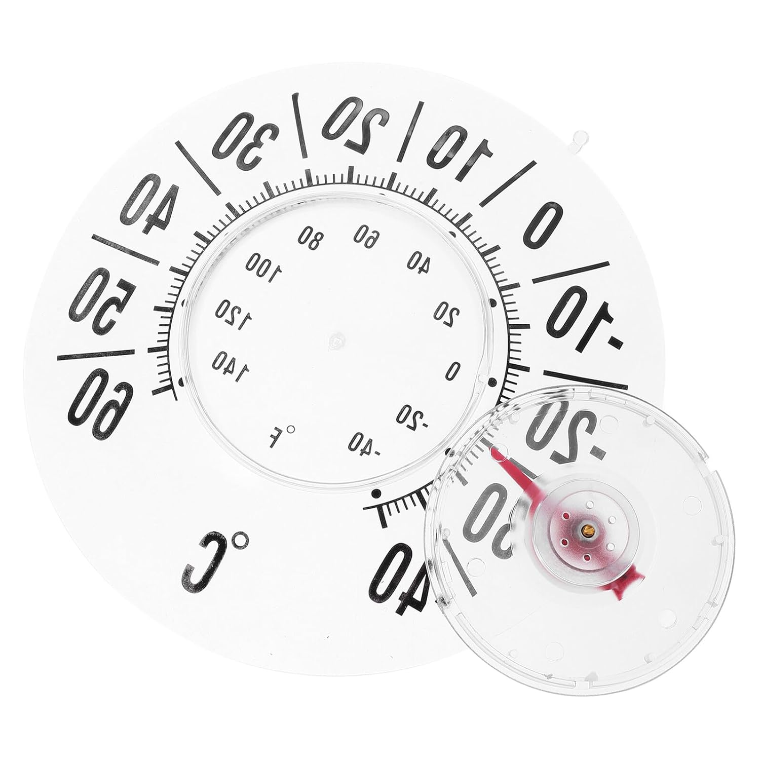 High Precision Analog Window Thermometer with Strong Suction Cup for Indoor and Outdoor Use Portable Temperature Gauge for Rooms Saunas Nurseries and Smooth Surfaces image number 1