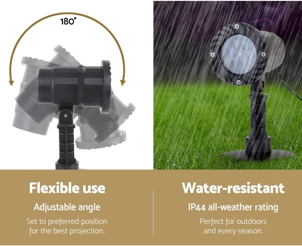 Jingle Jollys Christmas Projector Laser Lights Moving Landscape Light Lamp image number 6