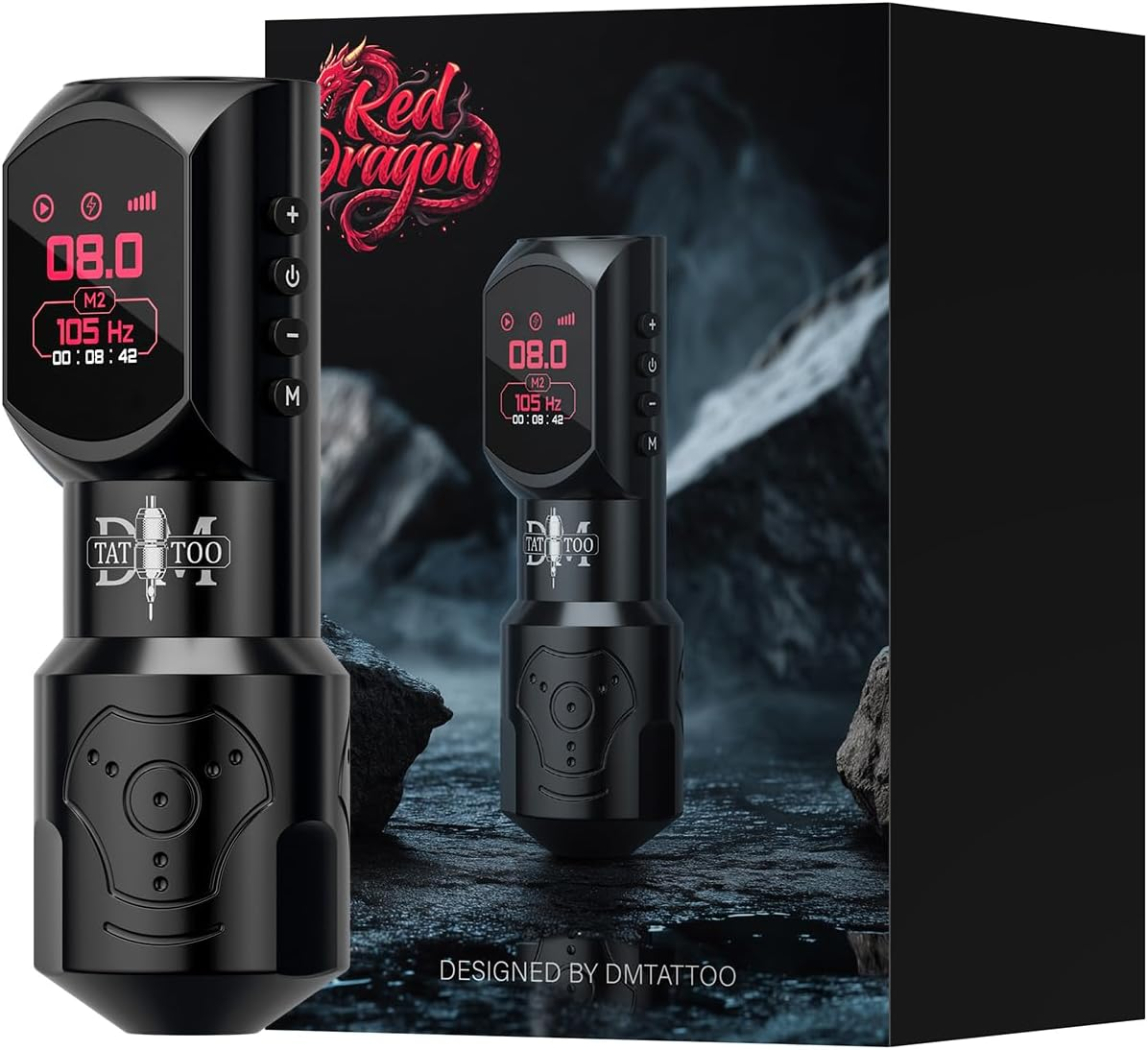 Tattoo Machine with (Black) - Black image number 3