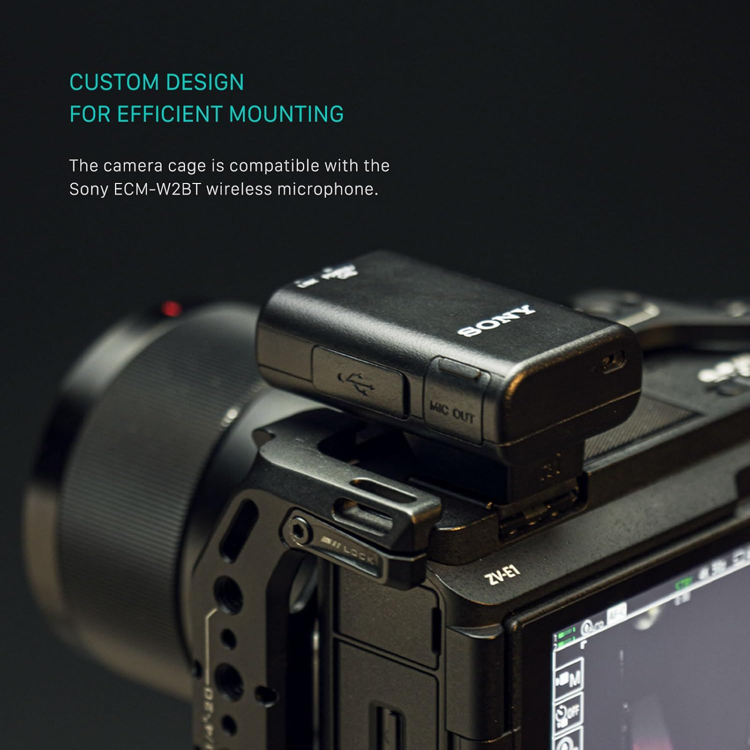 Tilta Full Camera Cage Compatible with Sony ZV-E1 (Silver) image number 3