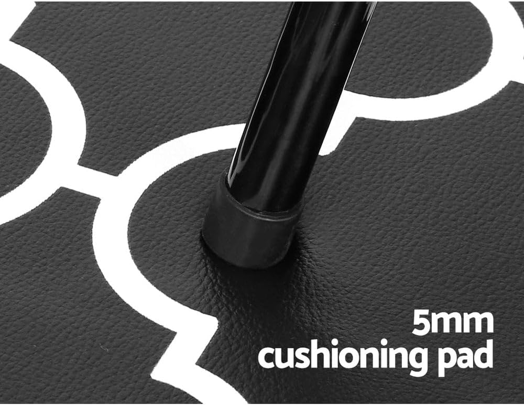 Artiss Kitchen Mats, 45 X 180Cm PVC Non-Slip Floor Rugs anti Fatigue Door Standing Mat, Waterproof Comfort Carpet for Living Room Bathroom Laundry Sink, Black image number 3