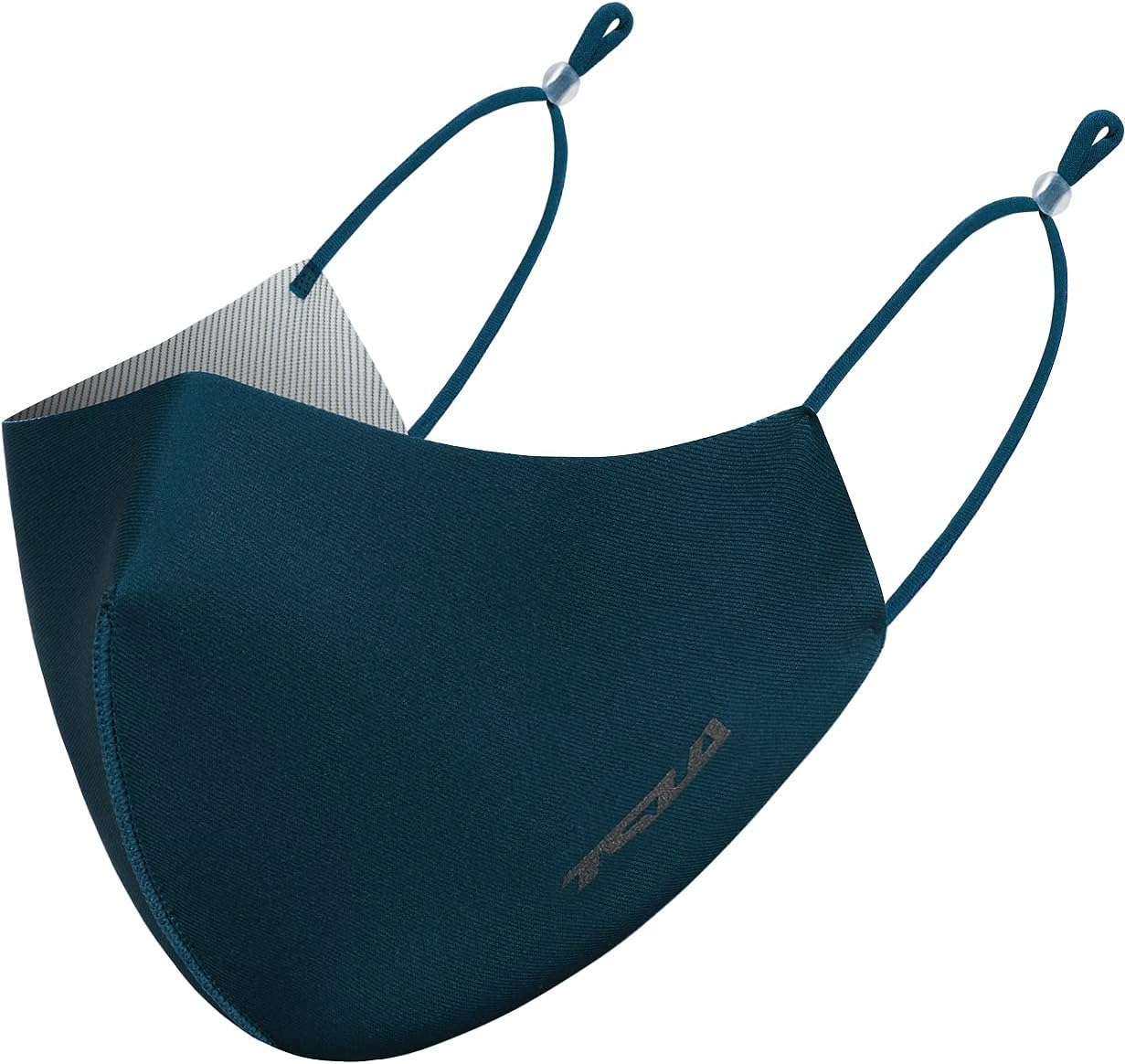 TSLA Men & Women'S Copper Infused Face Mask, Washable Reusable Face Masks, UPF 50+ Lightweight Breathable Mask, X-Large