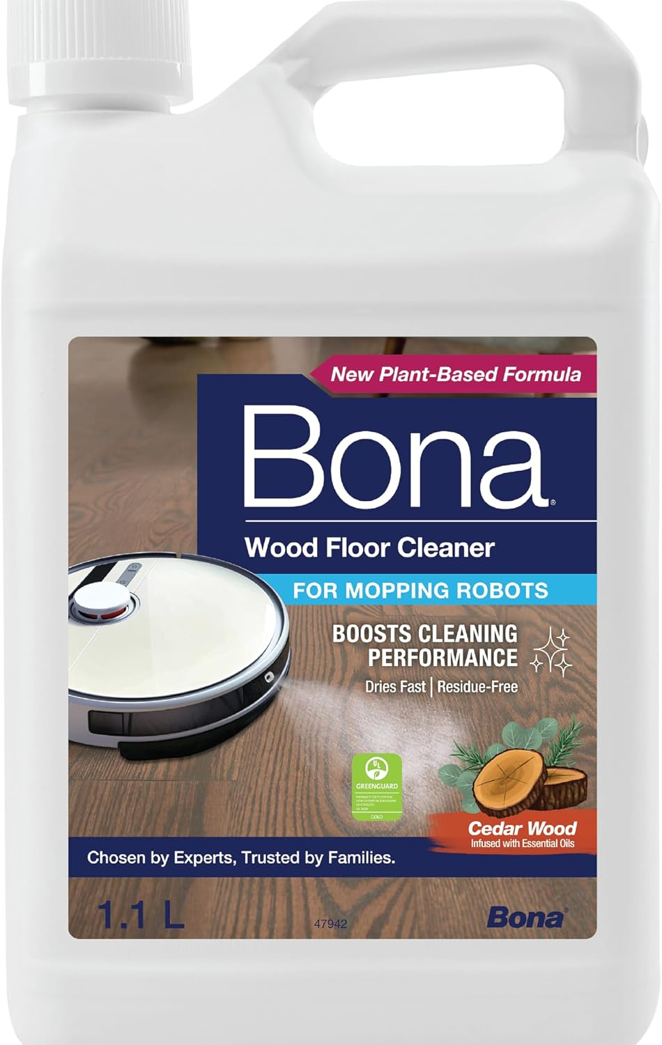 Bona Wood Floor Cleaner for Mopping Robots 1.1L image number 5