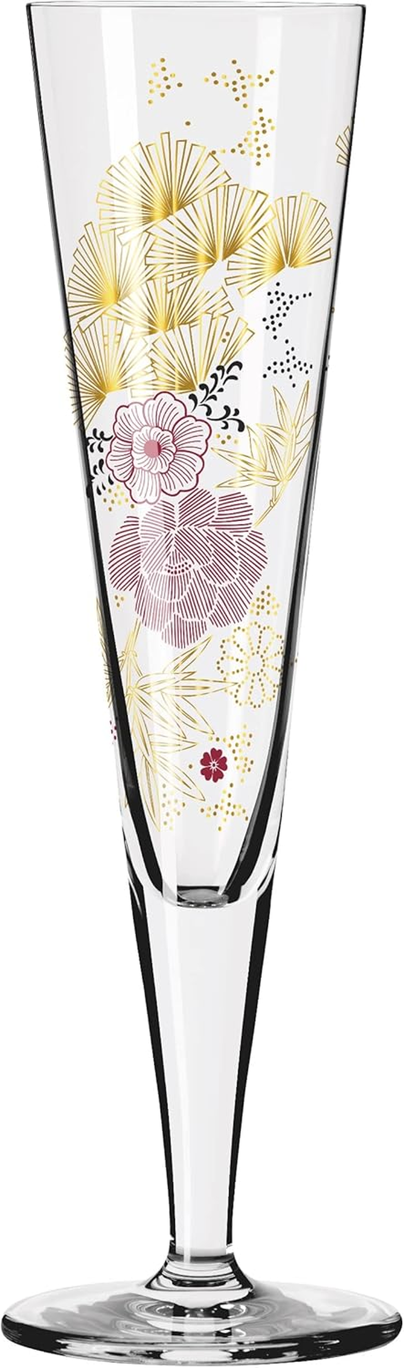 RITZENHOFF Goldnacht No. 20 Series 1071020 Champagne Glass 200 Ml Elegant Designer Piece with Real Gold Made in Germany image number 6