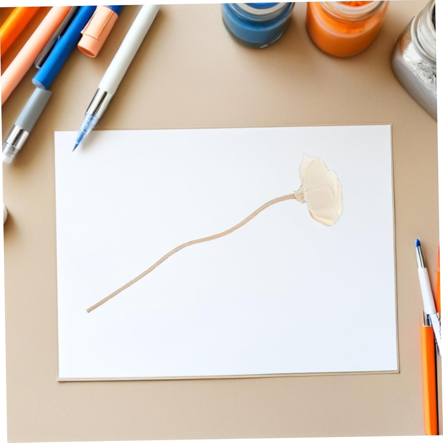 Cabilock 36Pcs Dried Flower Aroma Diffuser Sticks Essential Oil Reed Diffuser for Home Replaceable Fragrance Sticks for Living Bedroom Aromatherapy image number 5