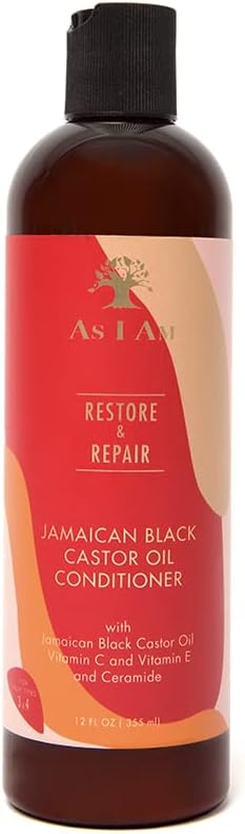 As I Am Restore & Repair Jamaican Black Castor Oil Conditioner, 355Ml, with Vitamin C and E image number 1