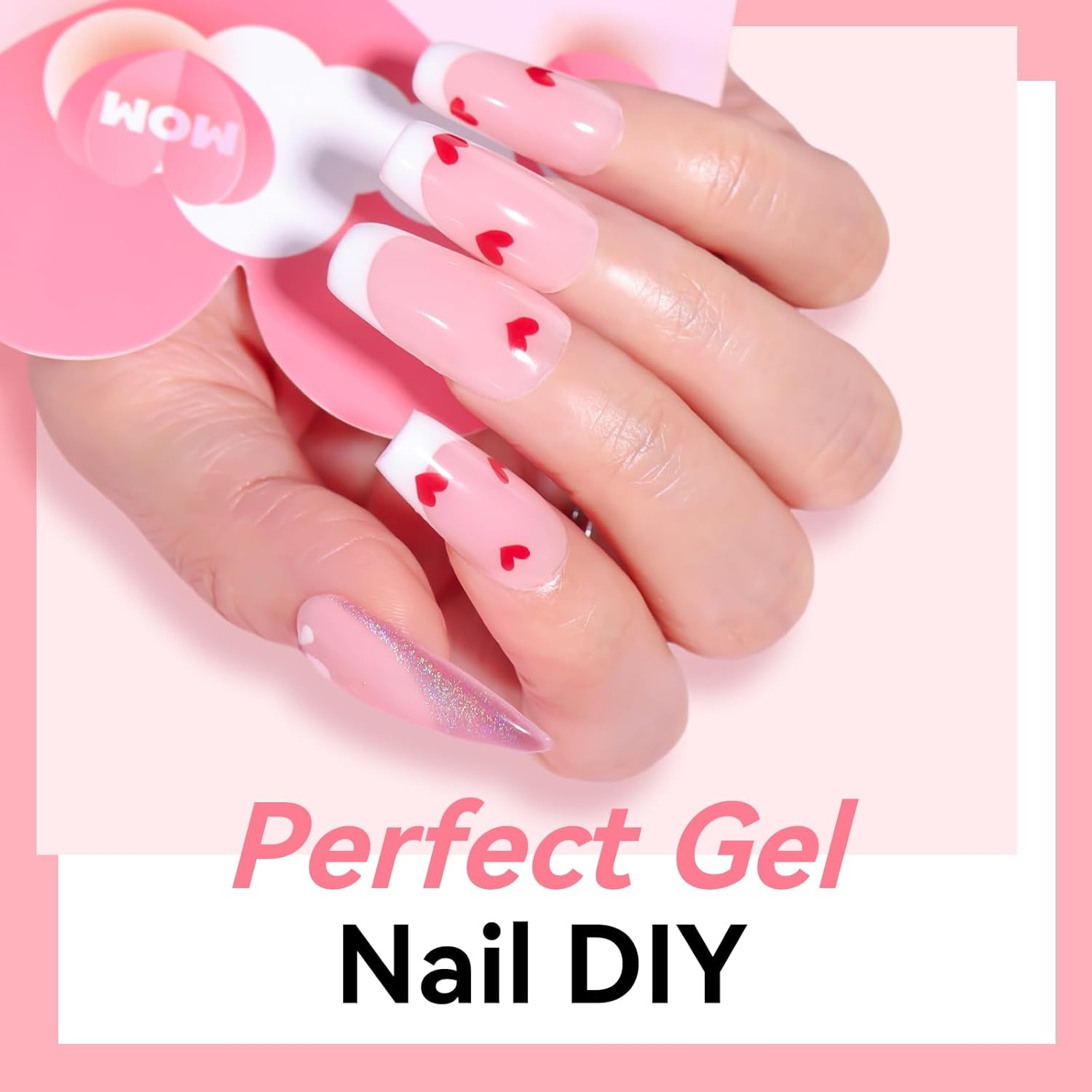 Makartt P-21 Poly Nail Builder Gel Hybrid Gel 50ML 1.76Oz Natural Pink Nail Extension Gel Nail Enhancement Nail Thickening Tool image number 5