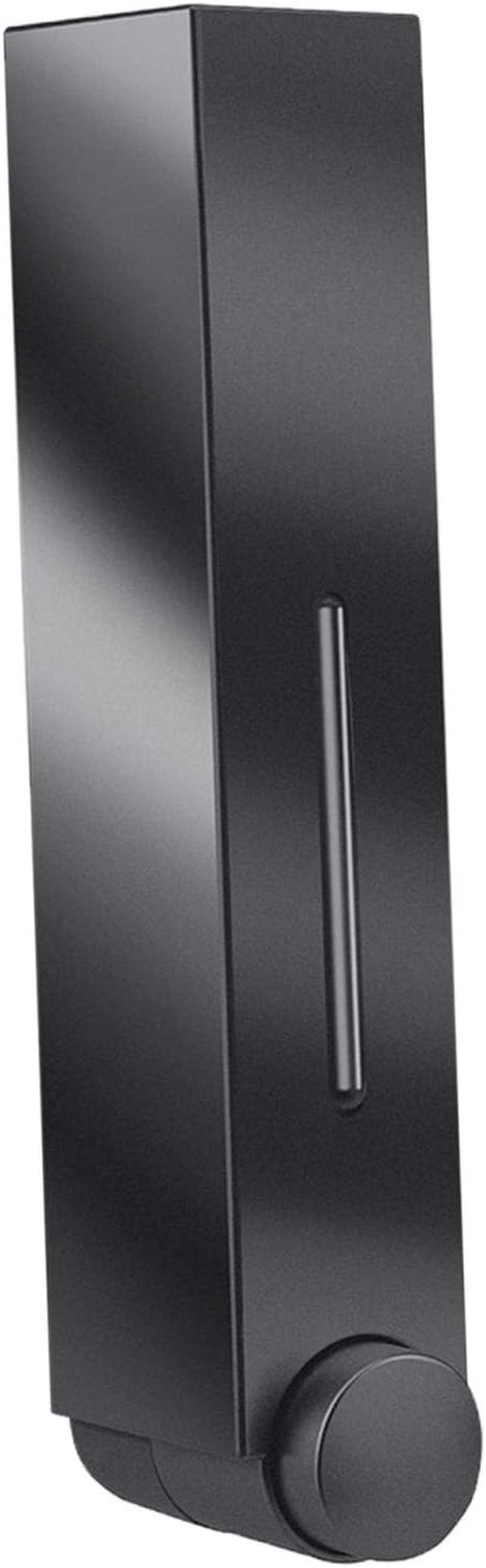 Wall Mounted Soap Dispenser Shower Lotion Shampoo Gel Bottle Single Black