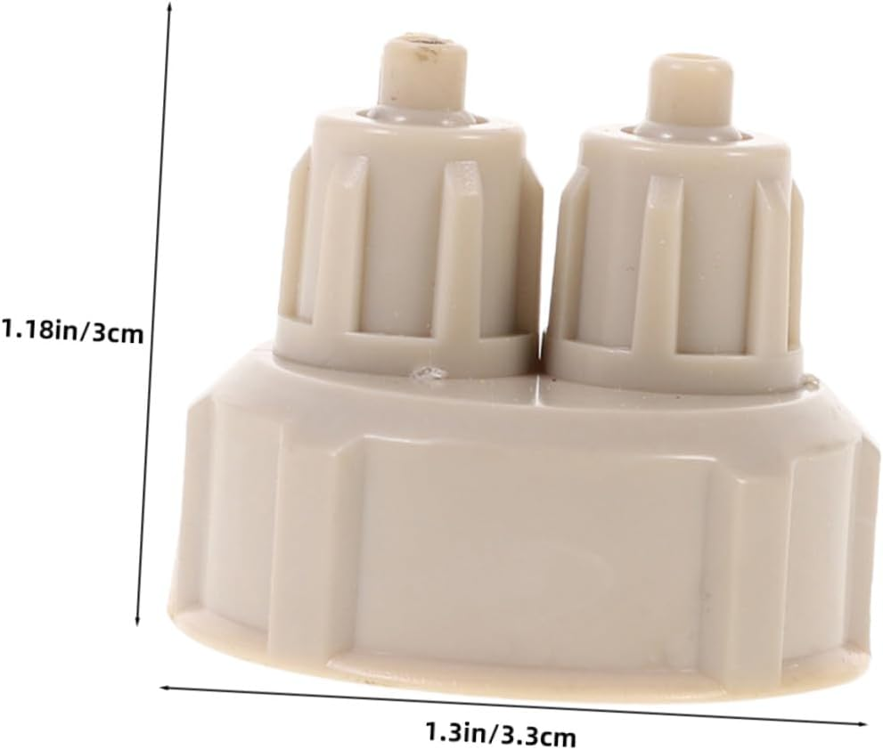 Anneome 8 Pcs Portable Generator Bottle Caps for DIY Aquarium Reactor Systems High Pressure Resistant Water Bottle Top Replacement Suitable for Planted Fish Tank Sealing image number 5