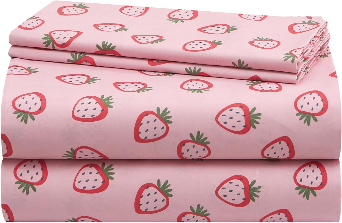 Urban Lifestyle 4-Piece Full Sheet Set,Coquette Bow Design in Baby Blue, Includes Fitted Sheet, Flat Sheet & 2 Pillowcases,Soft & Stylish Bedding for Girls and Teens image number 2