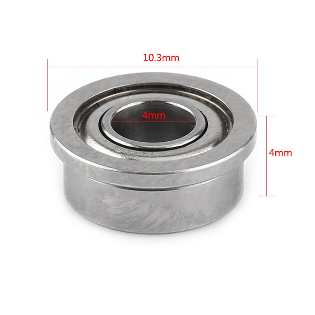 Miniature FLANGED Bearings High-Quality Steel Double Shielded for 3D Printer Model image number 1