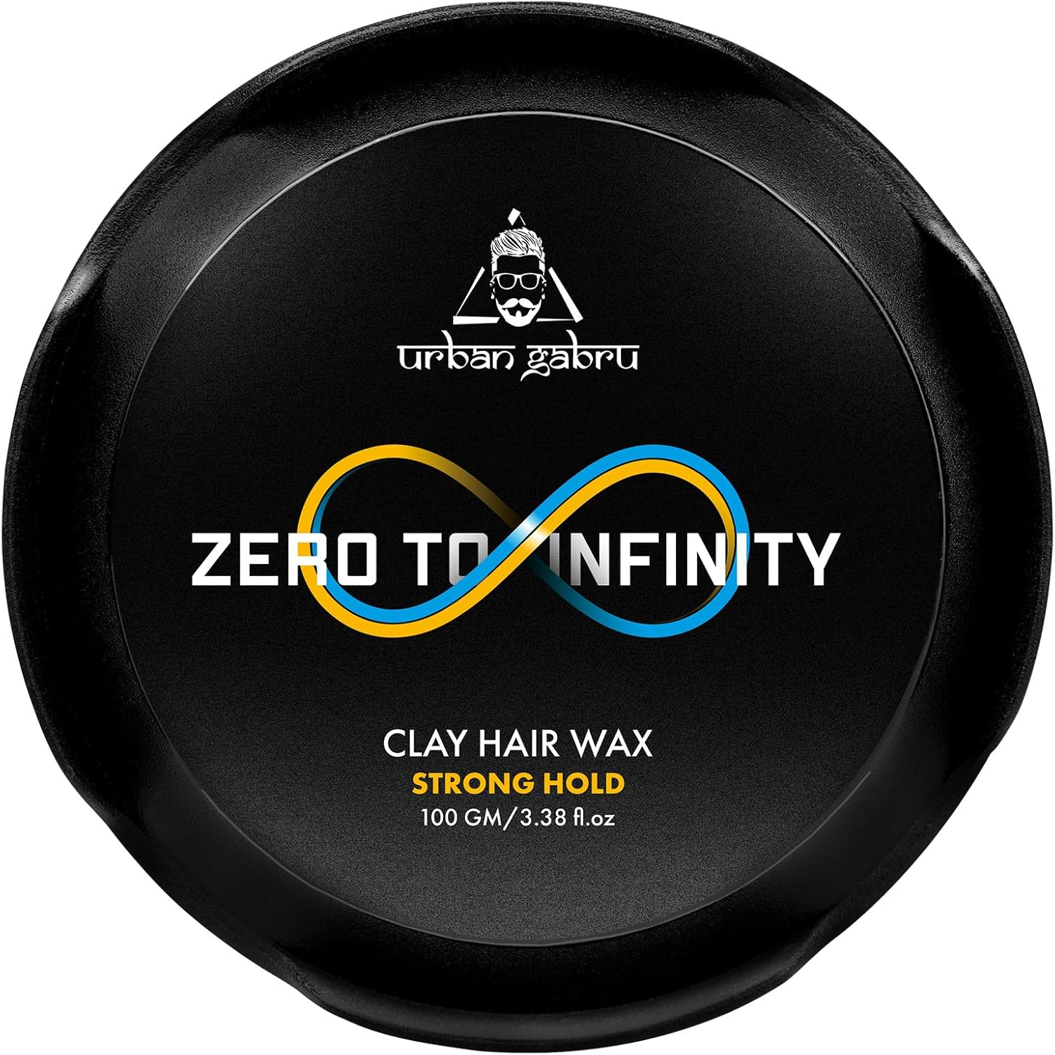 Urbangabru Clay Hair Wax : Zero to Infinity- Strong Hold | Volume | Hair Style (3.5 Oz) image number 3