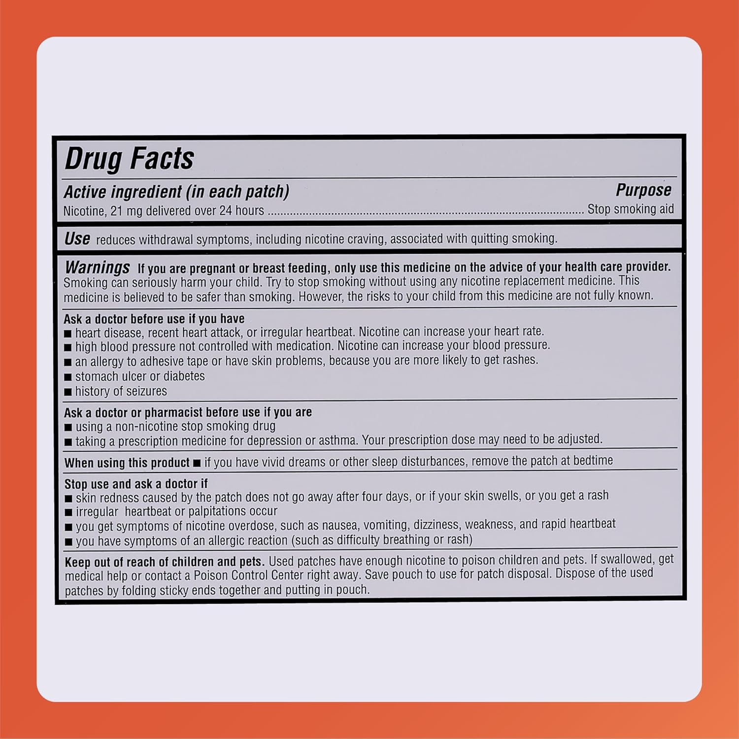 Rugby Clear Nicotine Transdermal System Patch, 21 Mg, 14 Count image number 2