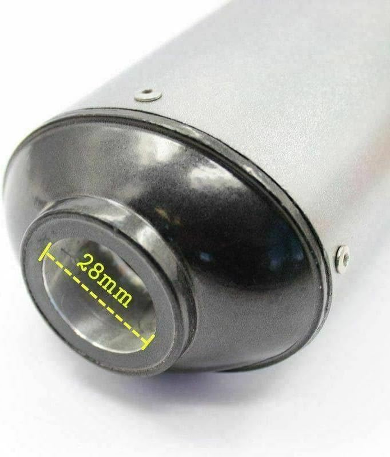 TDR 28Mm Aluminum Exhaust Muffler with Clamps for CRF50 Thumpstar SSR Pit Dirt Bike 50Cc 70Cc 90Cc 110Cc 125Cc 140Cc 150Cc 160Cc 200Cc image number 3