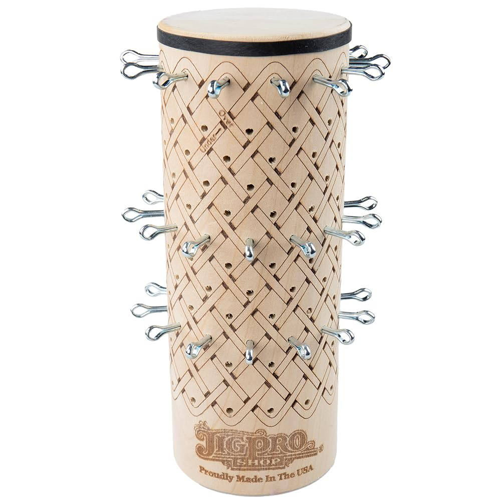 Easy Assist Mandrels &ndash; Knot Tying Tool &ndash; Includes Pins and Rubber Bands (1 1/2 Inch, 7 Bight) image number 6