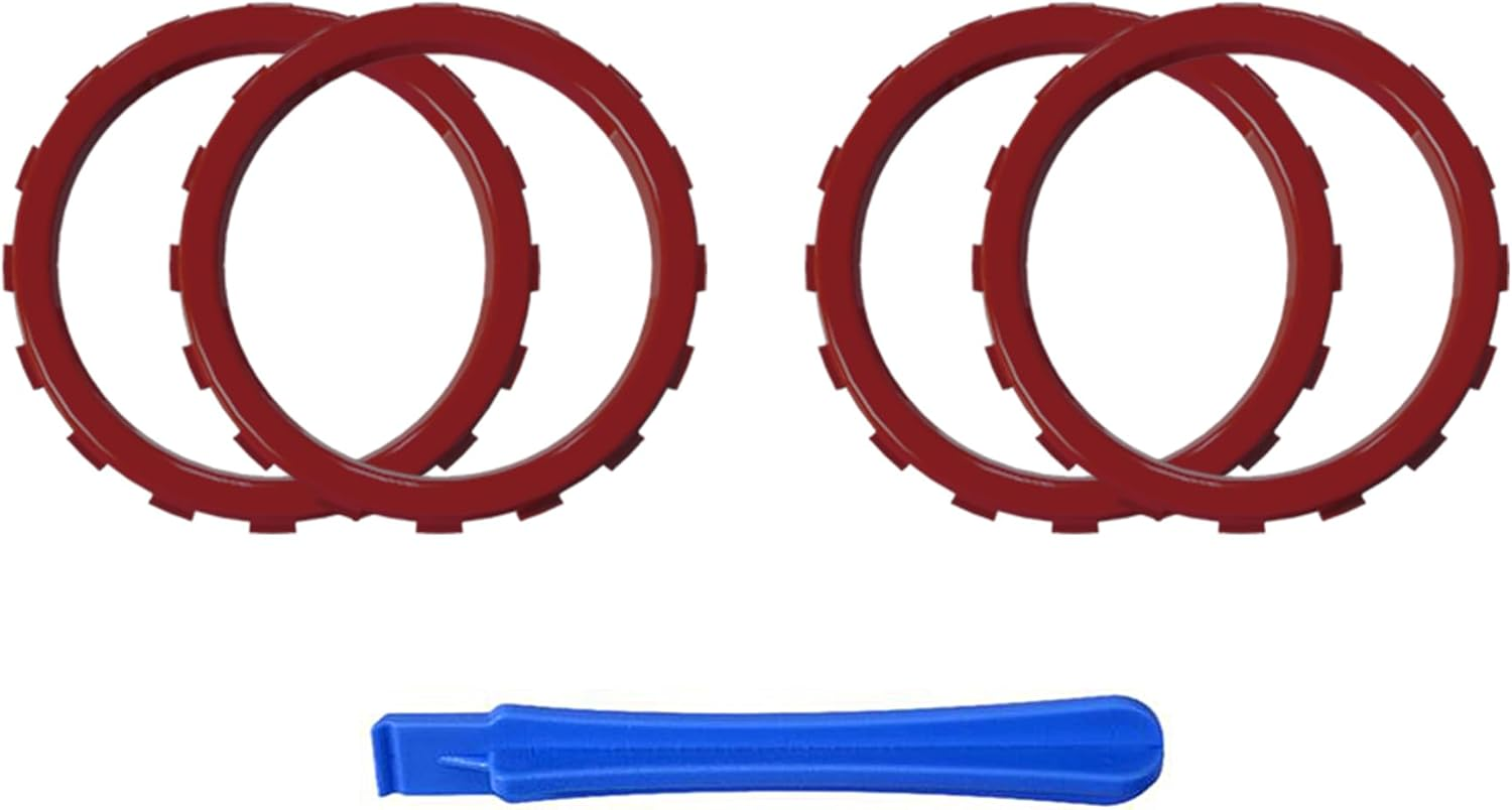 Extremerate Replacement Accent Rings for Xbox Elite Series 2 Core | for Elite Series 2 | for Xbox One Elite | for Extremerate ASR Version Shell for Xbox Series X/S Controller - Carmine Red - Blue image number 7