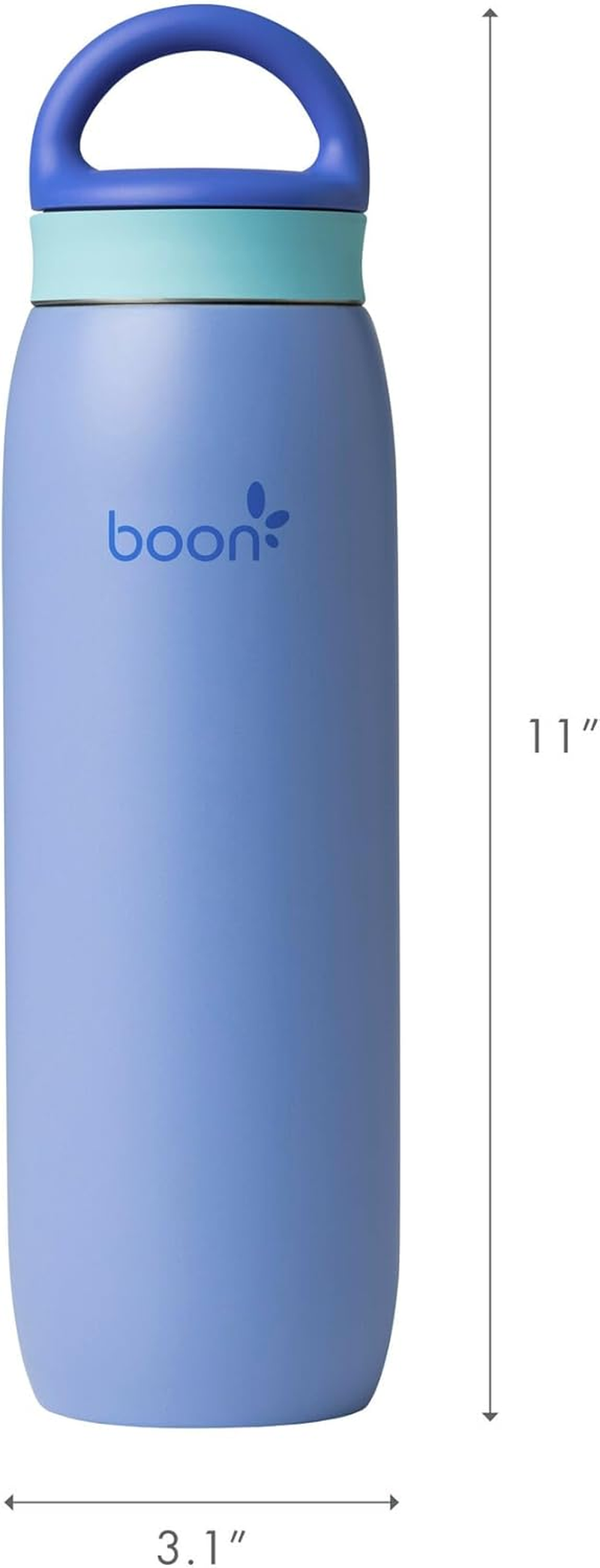 Boon FROSH Stainless Steel Portable Milk Chiller - Blue - Keeps Breast Milk Cold for up to 17 Hours*