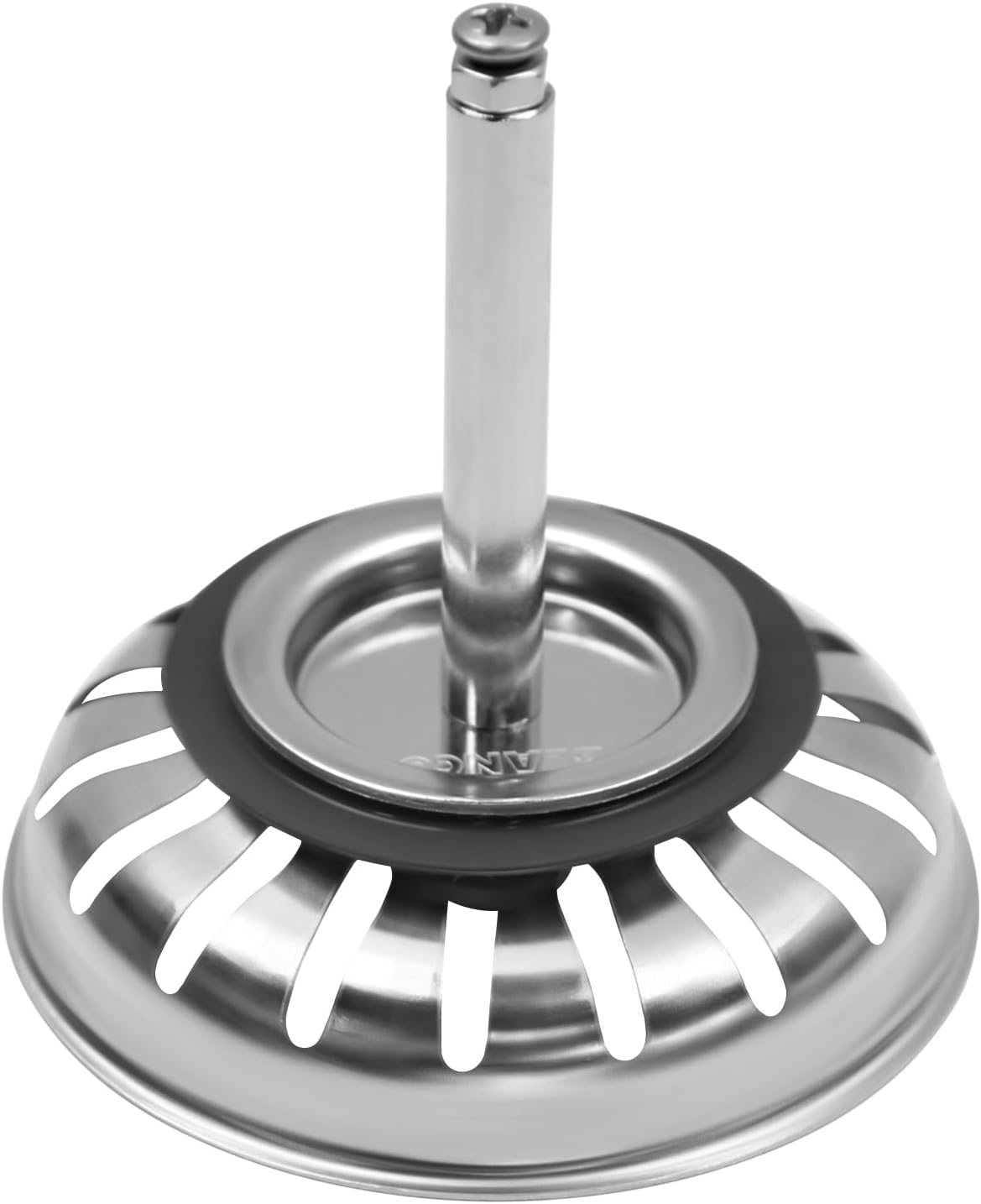 BLANCO 119146 Strainer Basket 7.9 Cm | 3.5 Inches | with Spigot for Eccentric Operation | 18 Drain Slots | Original Replacement Part | Stainless Steel image number 3