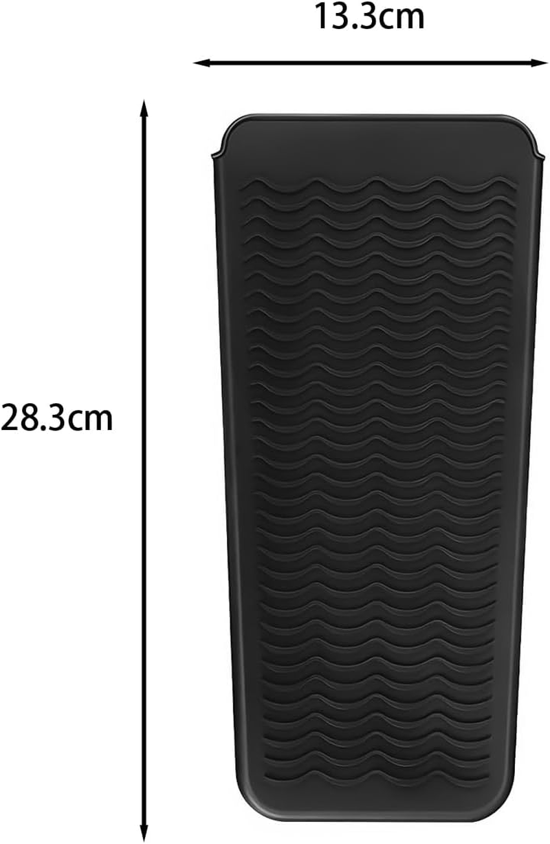 Enwye Heat Resistant Silicone Mat, Heat Resistant Protective Mat for Travel, Home, Salon, Straighteners, Hair Styling Tools, Curling Irons image number 5