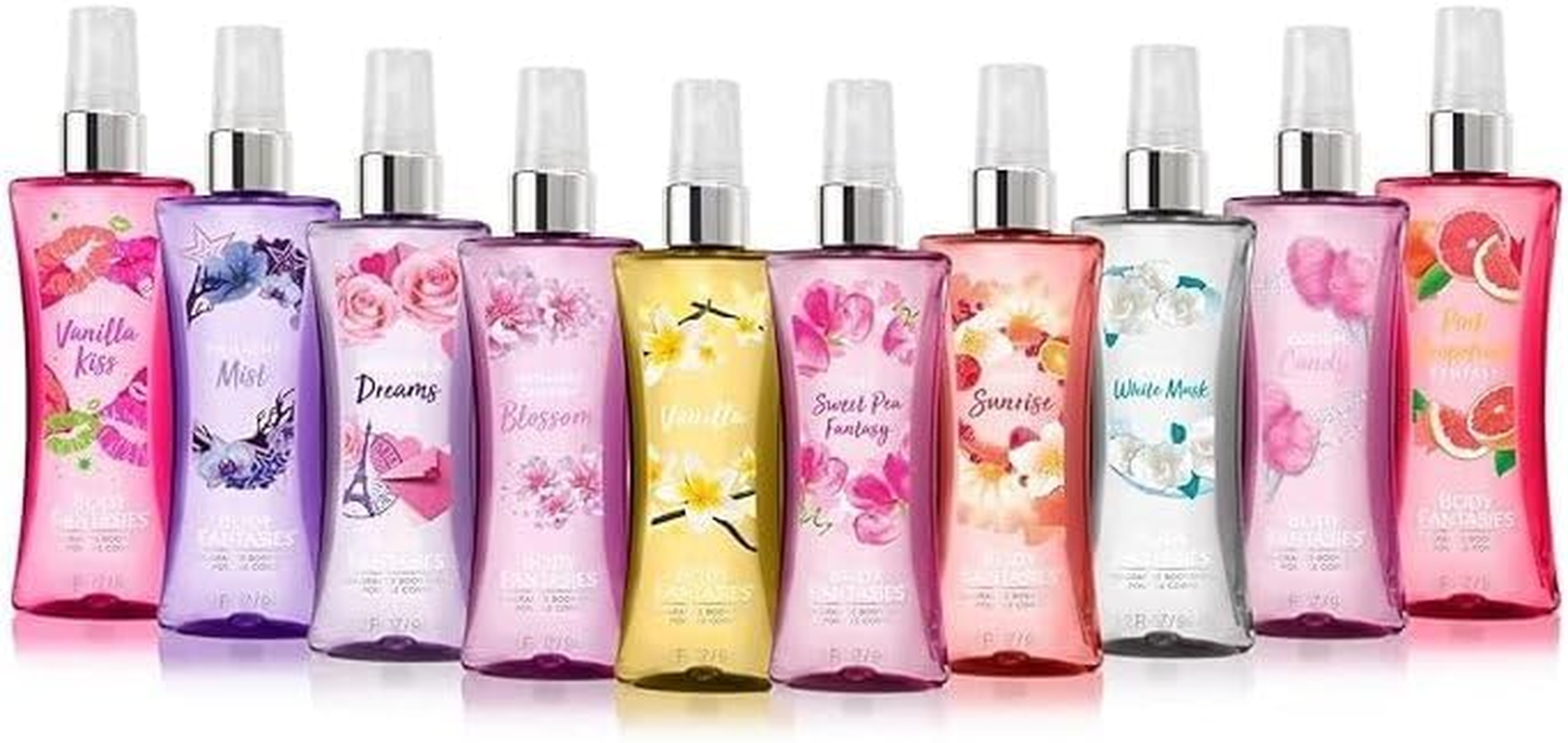Body Fantasy Pink Vanilla Kiss Body Spray, 94 Ml (Pack of 1), 400-2507 image number 5