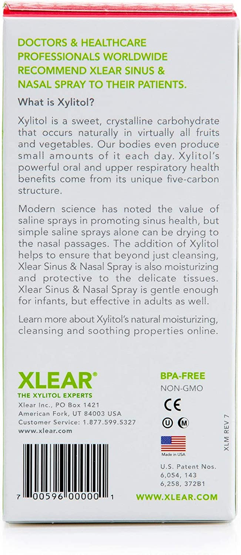 Xlear Natural Nasal Spray with Xylitol, 1.5 Fl Oz (Pack of 2) image number 3