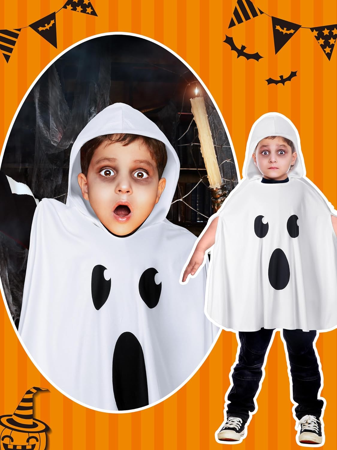 Berlune Snowflake Costume for Kids Boys Winter Funny Snowflake Costume Outfits for Toddlers Child Cosplay Dress up Supply image number 2