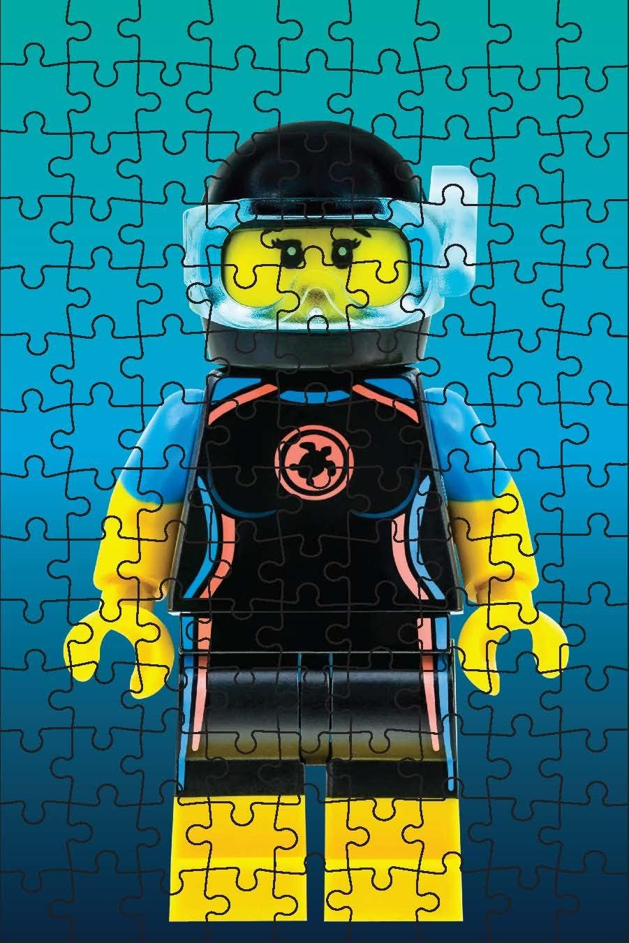 Chronicle Books  Mystery Minifigure Mini Puzzle: Blue Edition image number 1