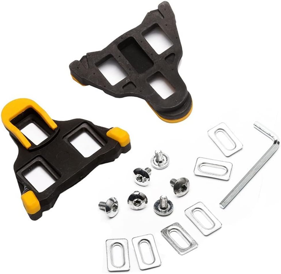 Shoes Road Self-Locking Bike Cycling Pedal Cleats Set for SM-SH11 SPD-SL 2Pcs - Red (2Pcs) image number 4