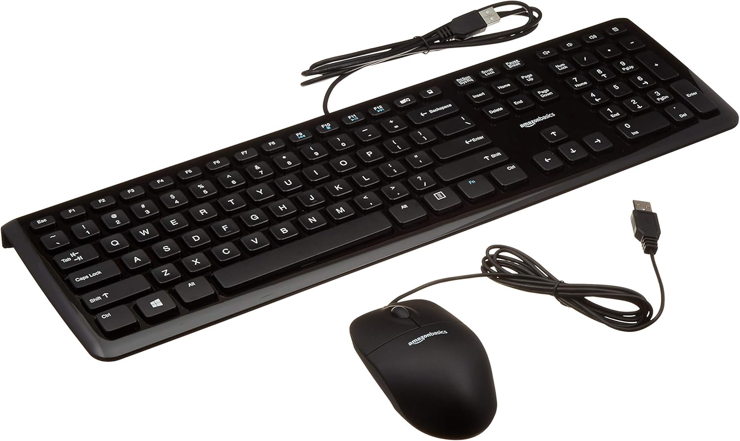 Amazon Basics Wired Keyboard and Wired Mouse Bundle Pack image number 3